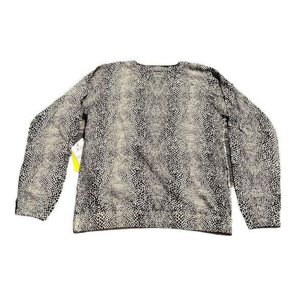 VOLCOM Sweater Girls Youth Sz M (8-10) Over N Out Animal Print Crewneck NWT - Picture 9 of 16